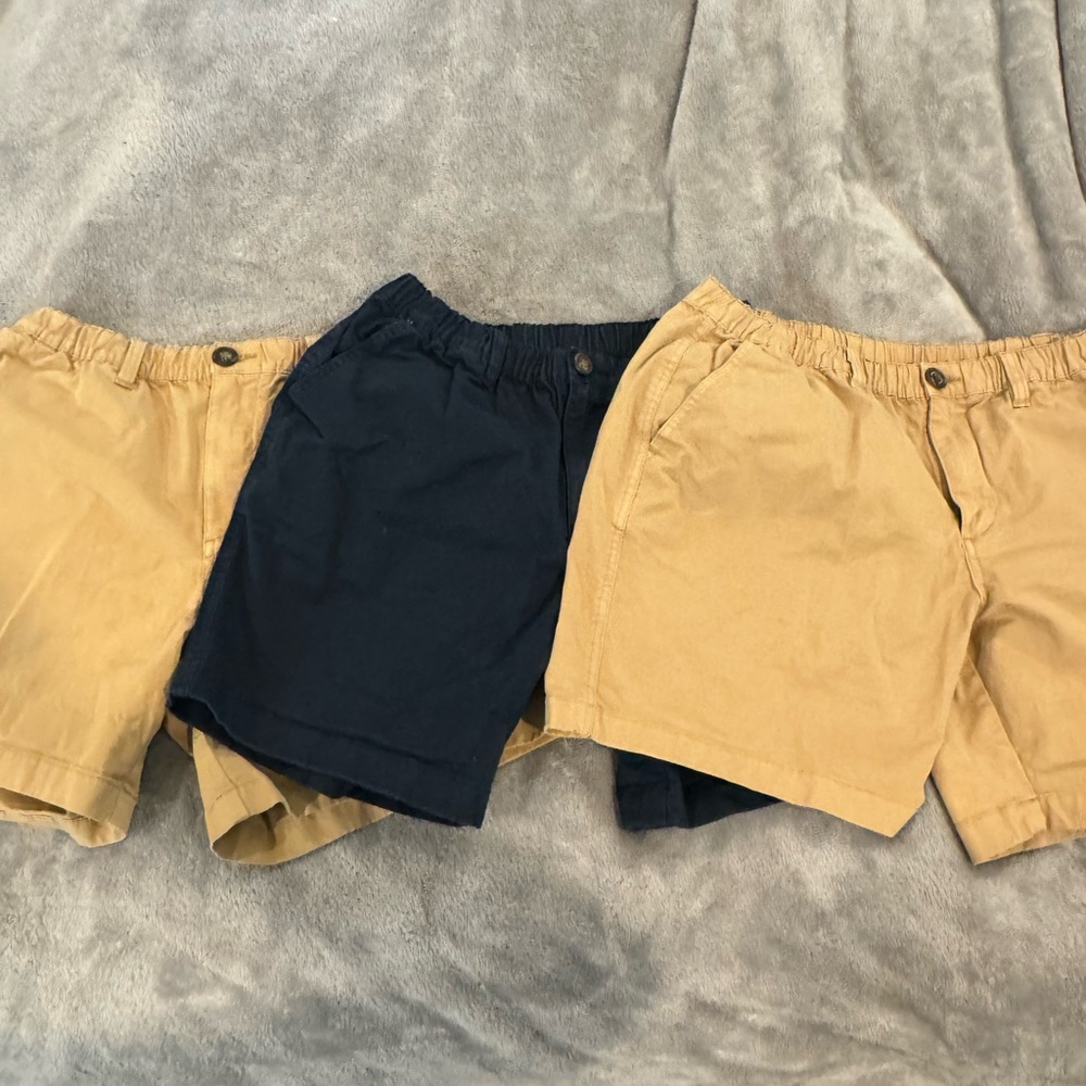 Chubbies Shorts Blue and Tan Casual Style